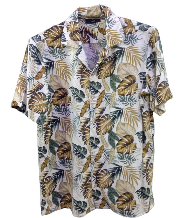 New Multi Color Half Sleeve Linen Cotton Shirt For Men Collection By Fine Tex